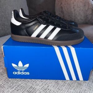 adidas Kids Black and White Sneakers